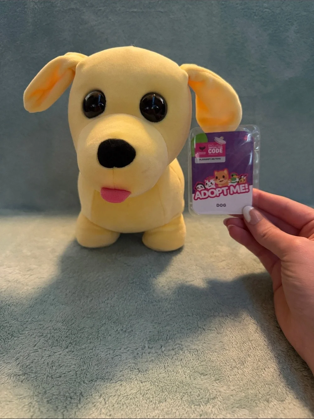 Yellow Plush Dog Toy - Adopt Me!